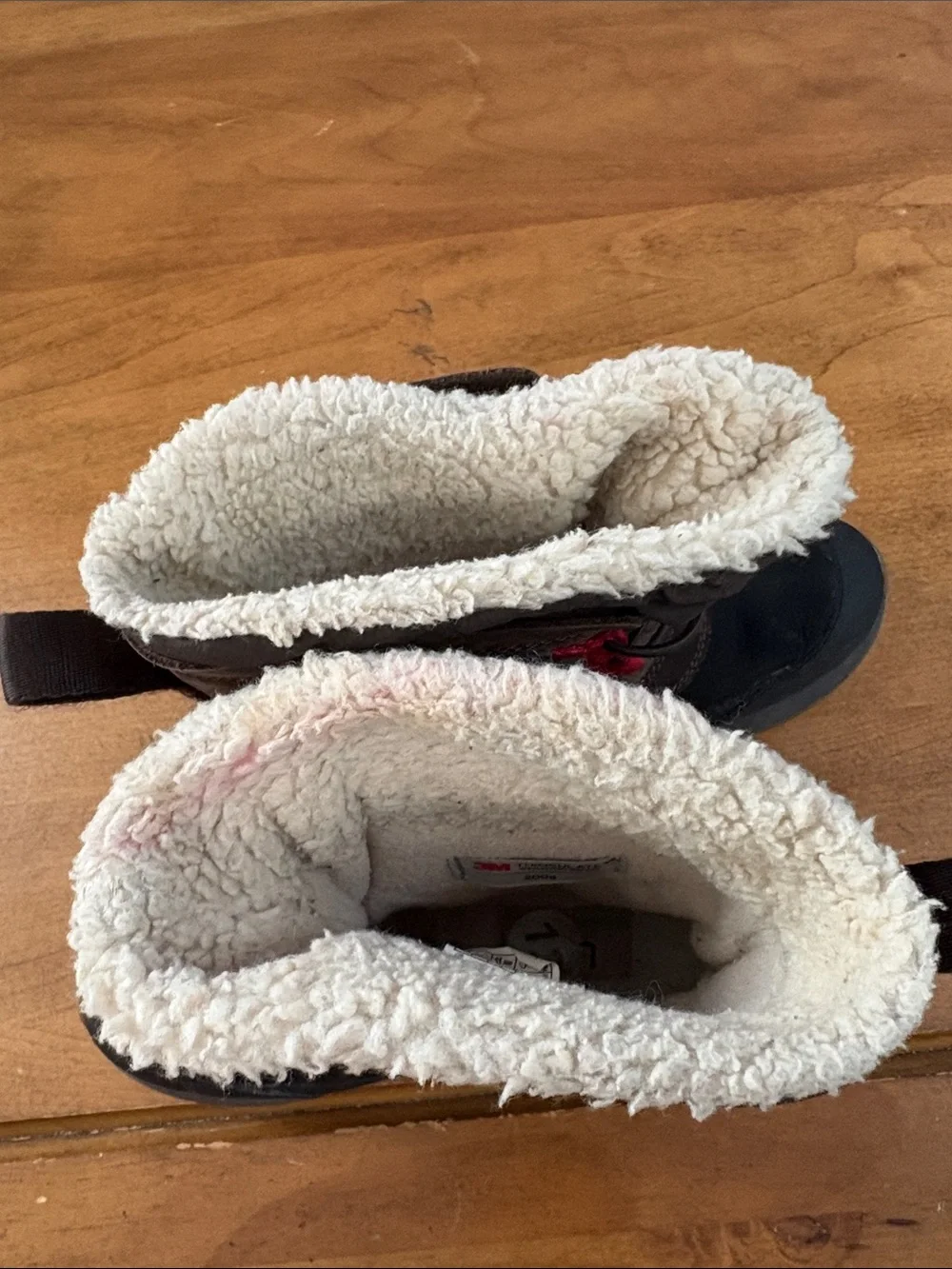 UGG Kids Brown and Black Winter Boots Size 13